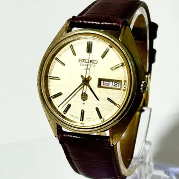 [ 희귀/작동 ] SEIKO 38 쿼츠 QR 3863-7001 GOLD