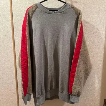 DISOVERED 그레이 x 베이지 맨투맨 사이즈 3