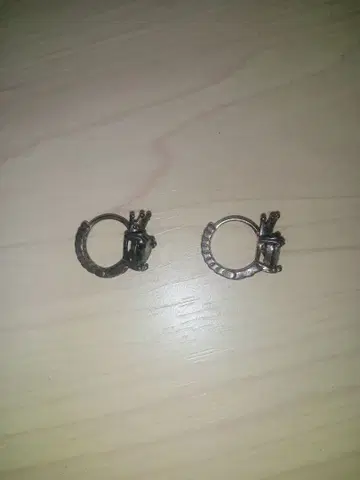 다색 하트 귀걸이 [ 18G ]