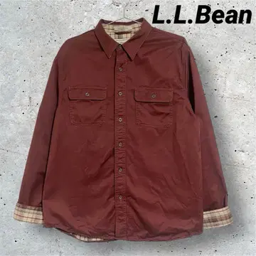 90s~00s L.L.Bean 안감 기모 라인드 허리케인 셔츠
