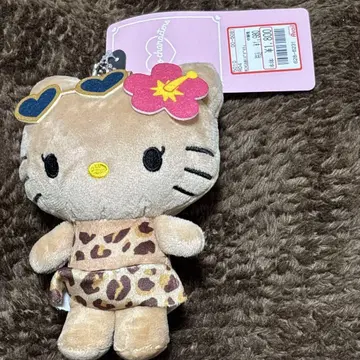 최저가 헬로키티 일광화상 키티 레오파드 무늬 마스코트 참 산리오 아베일