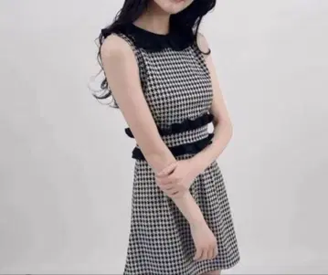 jiltu 하운드투스 체크 패턴 원피스