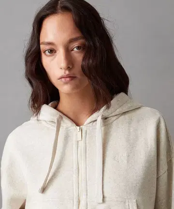 Calvin Klein 캘빈클라인 집업 후드티 그레이 S