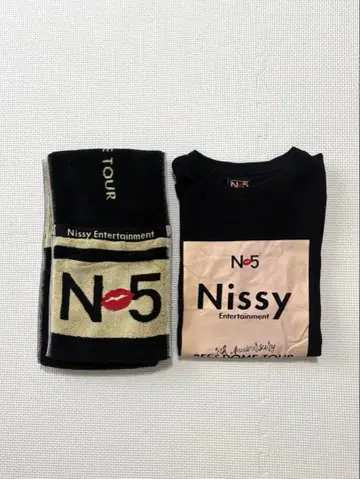 Nissy Entertainment 5주년 T셔츠 타월