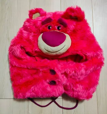 도쿄 디즈니 리조트 토이 스토리 랏소 복슬복슬 후드캡