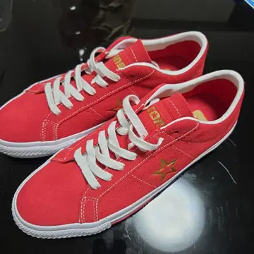 CONVERSE US 모델 레드 스웨이드 스니커즈