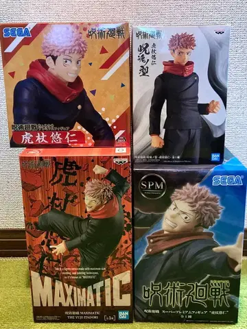 주술회전 이타도리 유우지 피규어 4종 세트