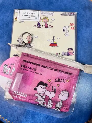 스누피 2026 스케줄러 & 클리어 파우치