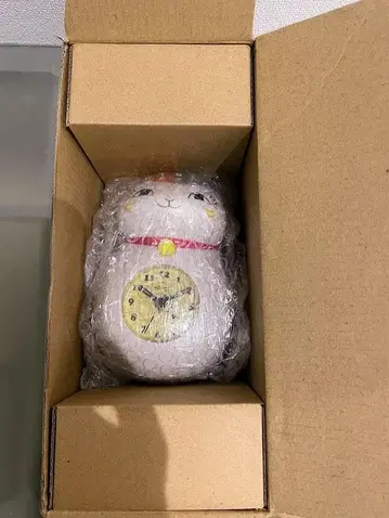 새상품 나츠메 우인장 냥코센세 흔들흔들 보이스 시계 LaLa 탁상 시계