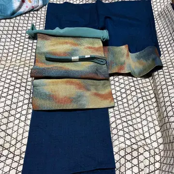 4점 (기모노, 오비, 오비 장식 천, 허리띠) 연습용