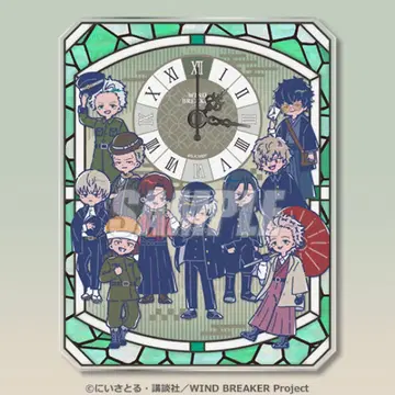 WIND BREAKER 레토팝 S상 아크릴 시계 디자인 B