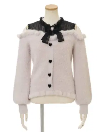 LIZLISA 리즈리사 레이어드 스타일 어깨 트임 니트 핑크 (블랙)