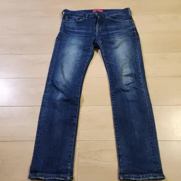 RED CARD 다크 블루 스트레이트 데님