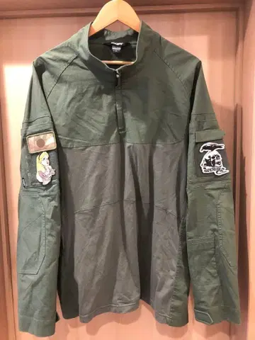 밀리터리 셔츠 올리브 그린 자켓 구제 의류