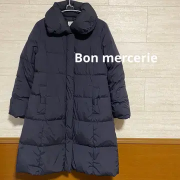 Bon mercerie 본머스리 롱 다운 네이비 리본