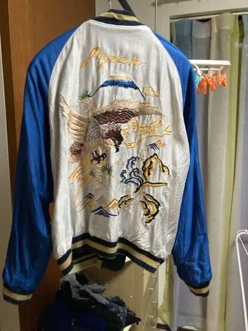 자수 스카잔 일본 지도 테일러 동양 동양 엔터프라이즈 매 파랑 화이트