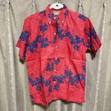 y122120 reyn spooner 반팔 셔츠 코튼 레드 XS