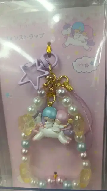 리틀트윈스타 폰 스트랩 유니콘 산리오