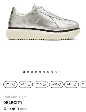 오니츠카타이거 DELECITY 실버