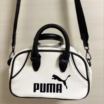 PUMA 숄더백 화이트/블랙