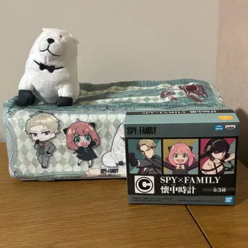 SPY x FAMILY 티슈 박스 커버 & 시계