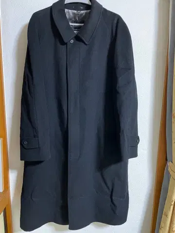 Mr.SWALLOW 캐시미어 체스터 코트 94A6 블랙