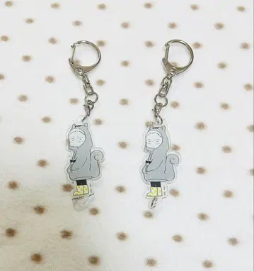 기븐 원작 이어지는 아크릴 참 키링 카지 아키히코 세트