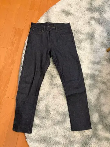 미사용 새상품 Uniqlo 슬림핏 청바지 셀비지 29