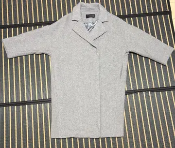 URBAN RESEARCH DOORS 그레이 롱 울 코트