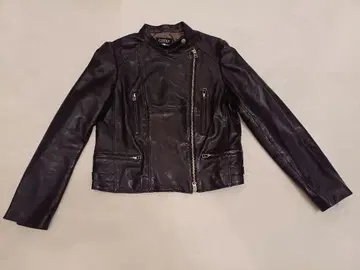 조세핀 블랙 양가죽 라이더 자켓 램스킨