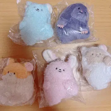 치라리즈 가챠 봉제 인형 마스코트 전 5종 컴플리트 세트