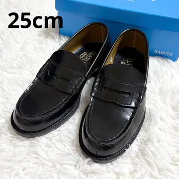 하루타 HARUTA 로퍼 25cm 블랙 EEE 일본제 6550