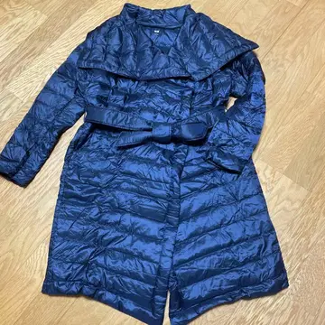 UNIQLO 네이비 롱 다운 코트 M