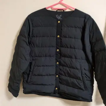 에니팜 프렌치 덕 다운 블랙 다운 자켓