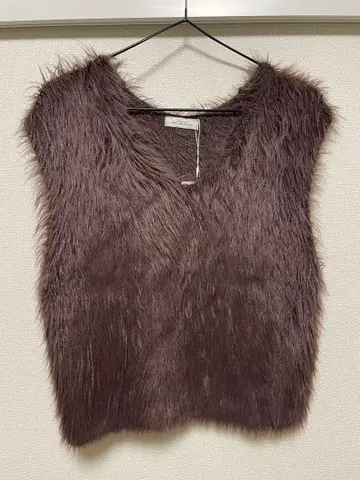 나일론 100% MD.BROWN 니트 베스트 프리 사이즈