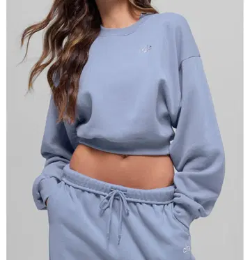 [ 미사용 새상품 ] alo yoga 속기모 맨투맨