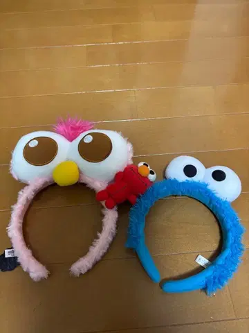 엘모 쿠키 몬스터 머리띠 세트