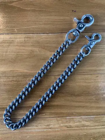 은 두꺼운 지갑 체인 45cm 대소 2클립 훈증 [ WC06S ]