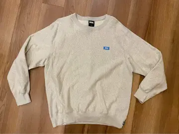 FTC BOX LOGO CREW NECK SWEAT ASH