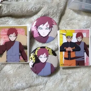 가아라 세트 캔뱃지&아크릴 사진 전투 전