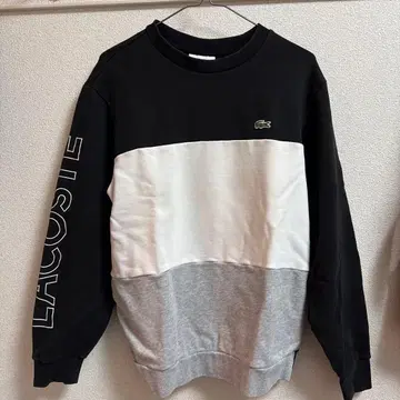 LACOSTE 컬러 블록 크루넥 트레이닝복