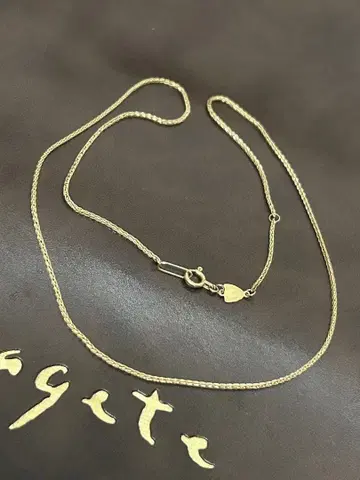 아가트 agete K10 메쉬 편직 체인 목걸이