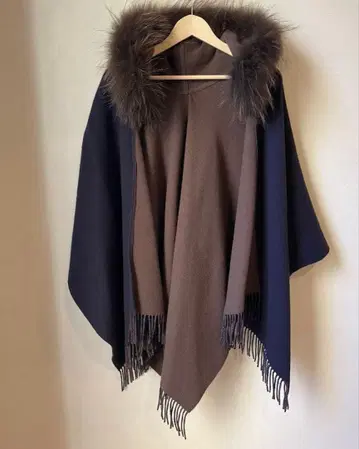 다이어그램 그레이스 콘티넨탈 판초 케이프 코트