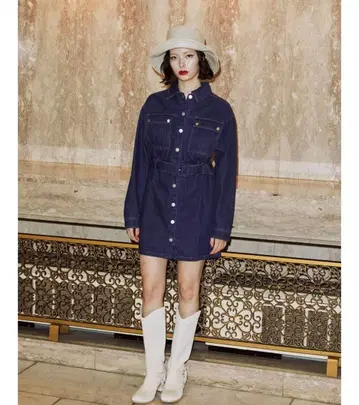 jouetie 데님 미니 원피스 M 사이즈