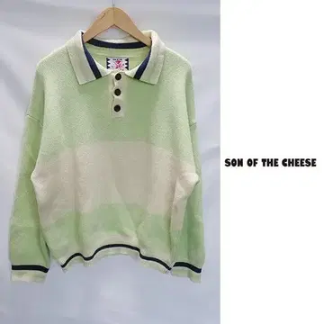 무료배송 익명 배송 새상품급 소노바치즈 니트 피케 셔츠