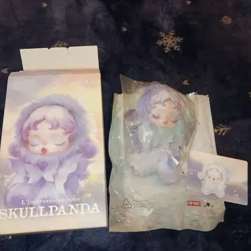 미사용 새상품 POPMART SKULL PANDA 플러시 펜던트