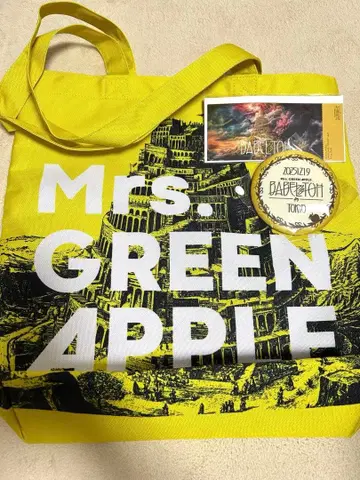 Mrs. GREEN APPLE 바벨탑 사과잼 시트 특전 12/19
