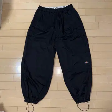 디키즈 저널 스탠다드 별주 와이드 카고 팬츠 블랙