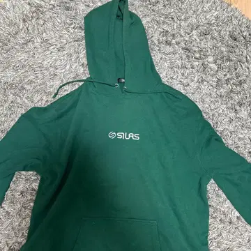 SILAS 그린 후드티 XL
