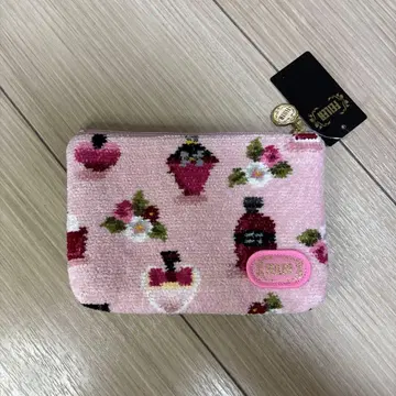 FEILER 꽃병 패턴 파우치 핑크